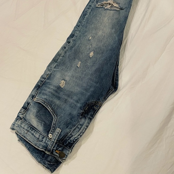 Denim & Supply Ralph Lauren Distressed Boyfriend Jeans | Size 2-4 - Picture 9 of 13